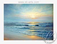 Zur Vergößerung bitte anklicken! Sonnenuntergang an der Ostsee