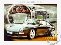 Auftragsmalerei Porsche