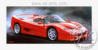 Auftragsmalerei Ferrari