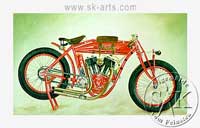 Auftragsmalerei Motorrad